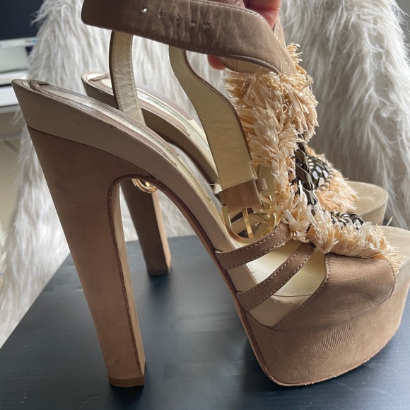 BRIAN ATWOOD fringe and chain trimmed sandals - Picture 7 of 10